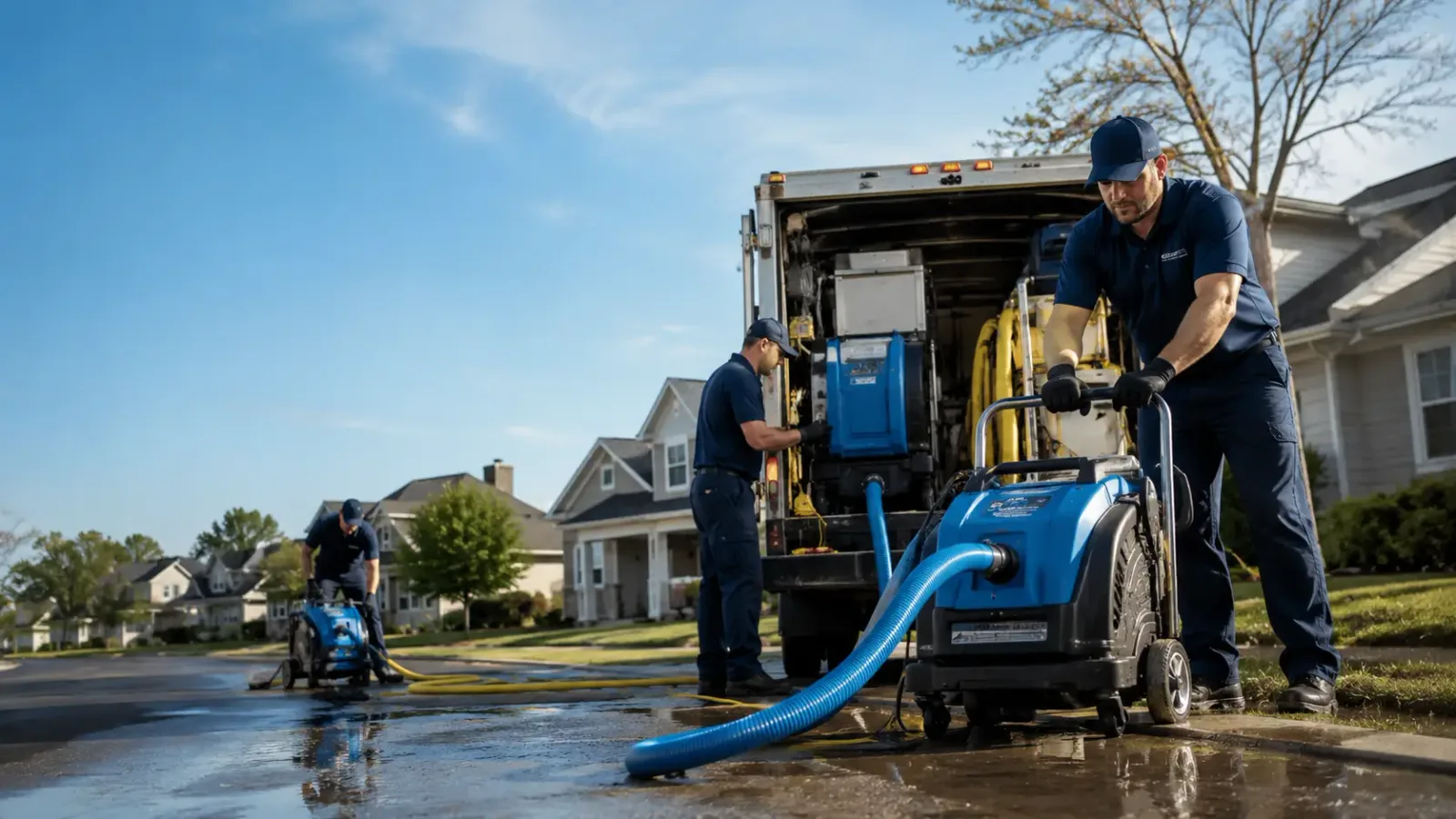 Flood Damage Cleanup in Grizzly Flats, CA
